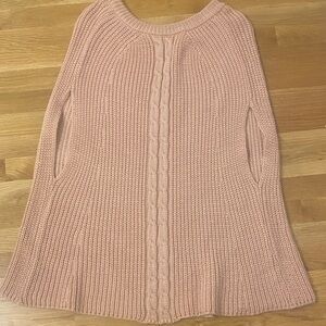 Pink Cable Knit Women's Sweater